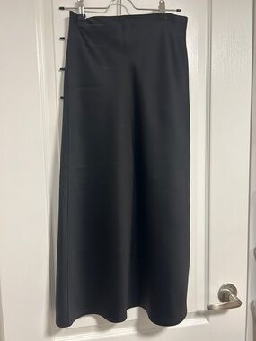 Classic Silk Black Skirt